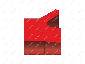 Манжета 30x20x5/L=6, аналог PSP 0300 0200 050 BO ARTIC SEALS, Product Code 70-08-953801, Polyurethane, PU54/M87/синий, Image №1
